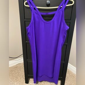 DVF slip shift dress